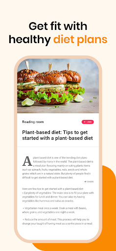 Keto diyet ve yemek planları ekran görüntüsü