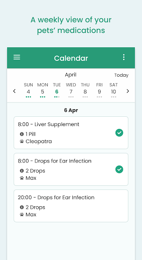 Notepet: Pet care & medication ekran görüntüsü
