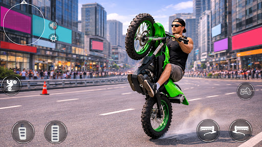 Extreme Bike Wheelie Game ekran görüntüsü