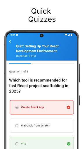 Learn React ekran görüntüsü