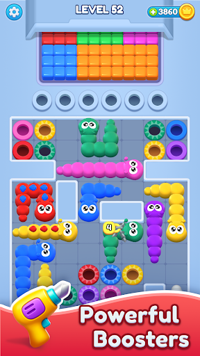 Worm Escape 3D ekran görüntüsü