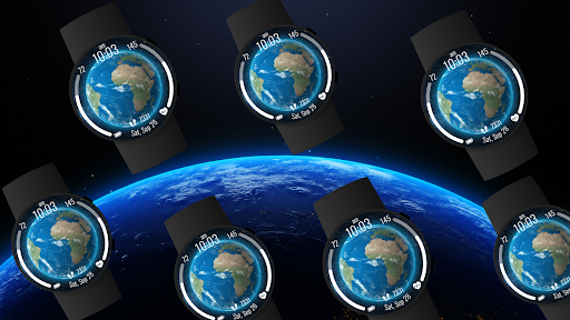 3D EARTH Watch Face ekran görüntüsü