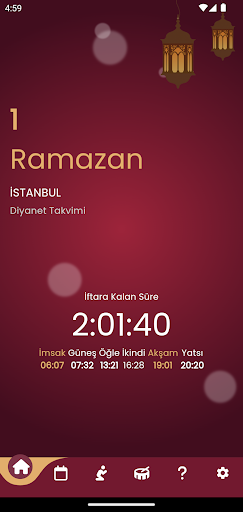 Ramazan İmsakiyesi 2026 ekran görüntüsü