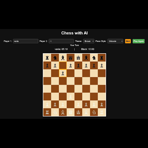 Chess with AI ekran görüntüsü