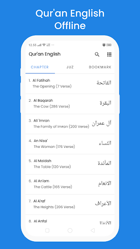 Quran English Translation ekran görüntüsü