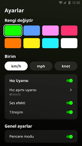 Hız ölçer & Odometer App ekran görüntüsü