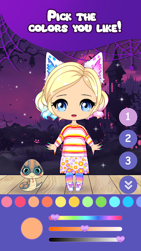 Creepy Gothic Girl Dress Up ekran görüntüsü