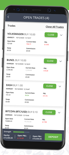 GCM Trader ekran görüntüsü