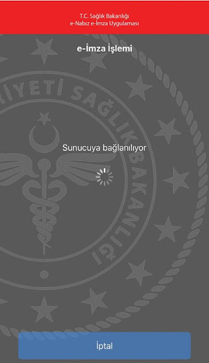 e-Nabız e-İmza ekran görüntüsü