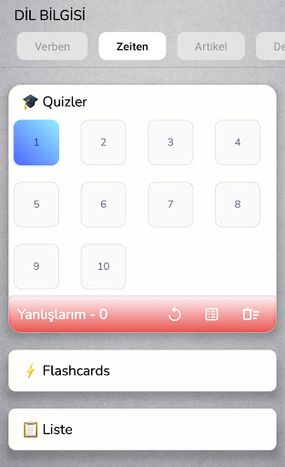 Almanca Kelime Çalış - Offline ekran görüntüsü