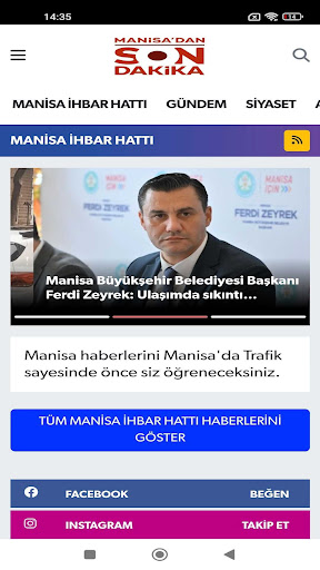 Manisa'dan Son Dakika ekran görüntüsü