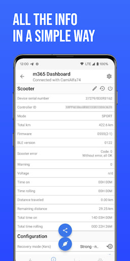 m365 Dashboard 1S/Pro-1/2/3 ekran görüntüsü