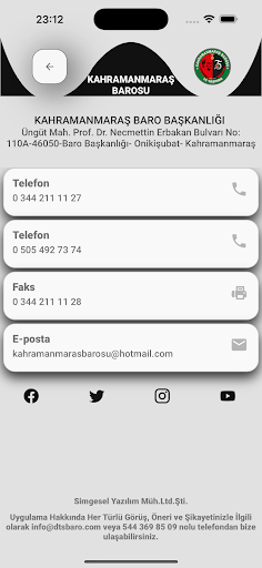 Kahramanmaraş Barosu ekran görüntüsü