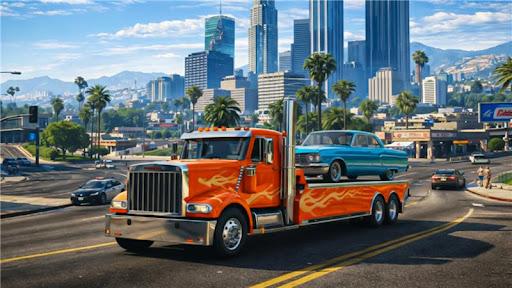 Mega Truck Driving Sim Games ekran görüntüsü