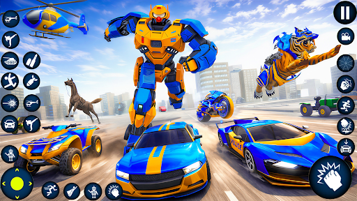 Robot Game Transformation Game ekran görüntüsü