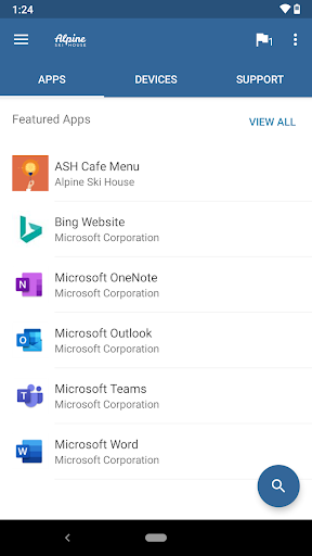 Intune Şirket Portalı ekran görüntüsü
