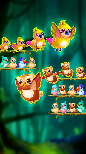 Bird Sort: Color Sorting Game ekran görüntüsü