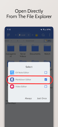 Markdown Editor ekran görüntüsü