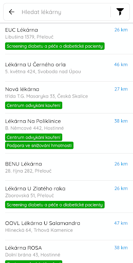 Lékárny v ČR - podporují eRece ekran görüntüsü