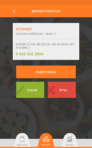 KuryeNerede ekran görüntüsü