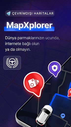 MapXplorer: Navigasyon, Radar ekran görüntüsü
