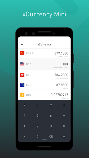 xCurrency mini ekran görüntüsü