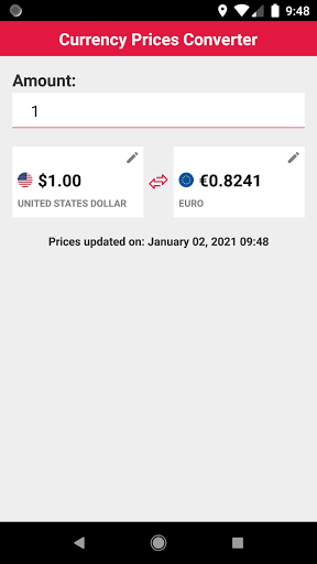 Precios de Divisas - Conversor ekran görüntüsü
