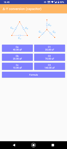 Star-Delta Calculator ekran görüntüsü