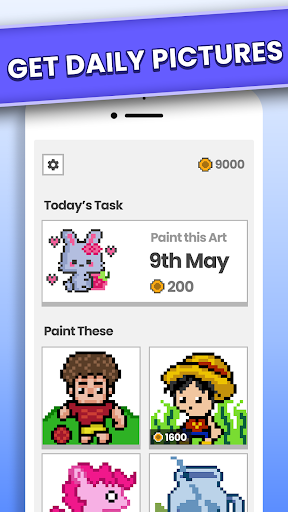 Pixel Art - Paint by Number ekran görüntüsü
