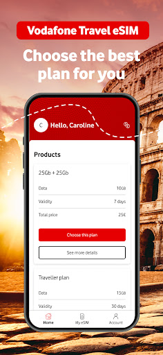 Vodafone Travel ekran görüntüsü
