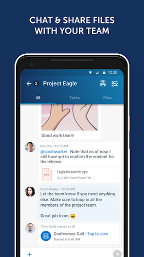 Mitel Teamwork ekran görüntüsü