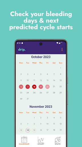 drip period & cycle tracker ekran görüntüsü