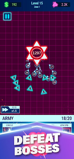 The Pulsar: idle army defense ekran görüntüsü