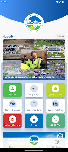 Sakarya Büyükşehir ekran görüntüsü