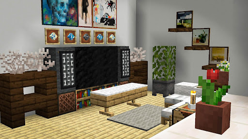 Minecraft PE için Mobilya Modu ekran görüntüsü