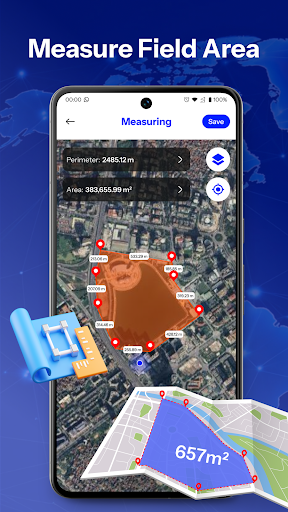 GPS Fields Area: Measure Map ekran görüntüsü