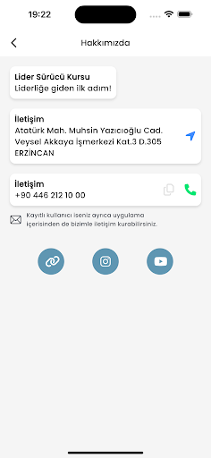 Erzincan Lider Sürücü Kursu ekran görüntüsü