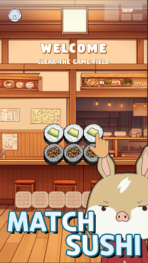 Triple Sushi Match-Tile puzzle ekran görüntüsü
