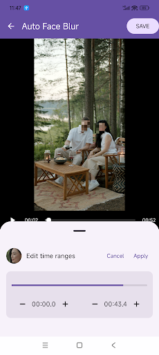 Easy Video Blur ekran görüntüsü