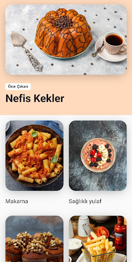 Yemek Tarifleri uygulama ekran görüntüsü
