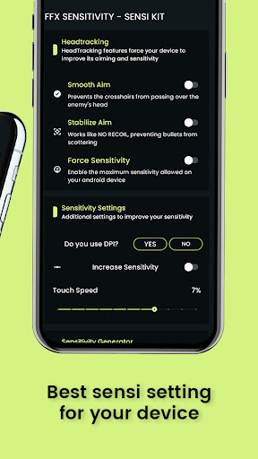 FF sensitivity - Sensi Kit ekran görüntüsü