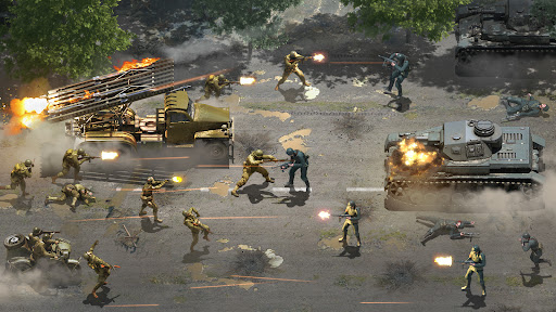 Heroes of War: WW2 Idle RPG ekran görüntüsü