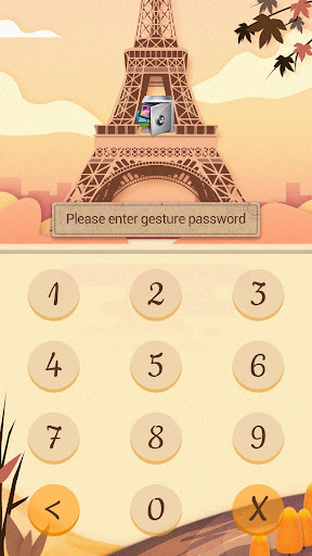 AppLock Theme Eiffel Tower ekran görüntüsü