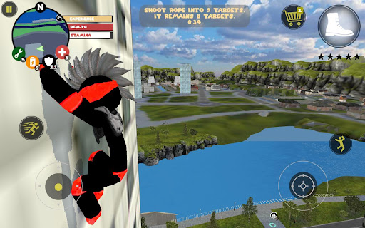 Stick Rope Hero ekran görüntüsü