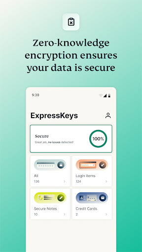 ExpressKeys Şifre Yöneticisi ekran görüntüsü