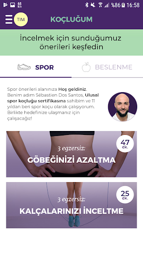Body partner ekran görüntüsü