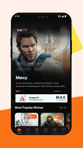 Inat TV: Movies Spinner Box ekran görüntüsü