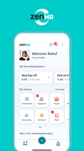 ZenHR - HR Software ekran görüntüsü