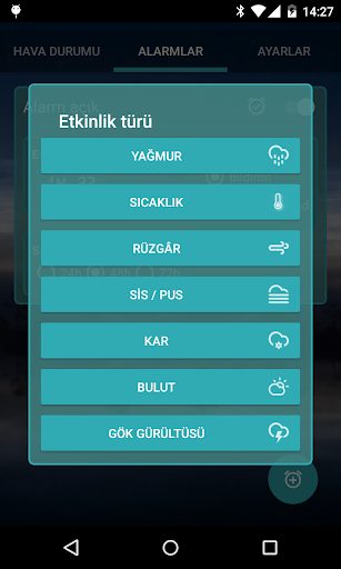 Hava Durumu Uyarıları ekran görüntüsü