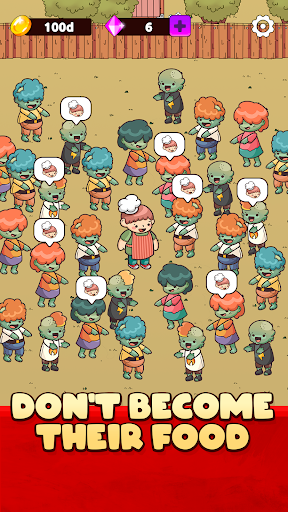 Zombie Food Bar: Tycoon Idle ekran görüntüsü